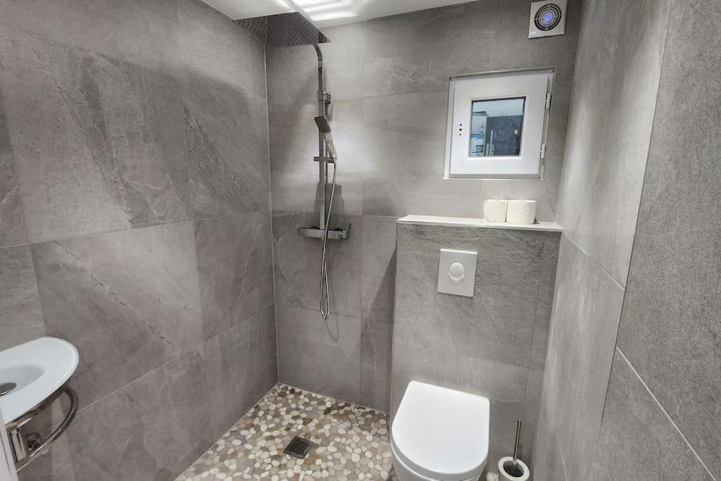 Suite Prestige Logement Neuf Avec Spa Et Ecran De Cinema En Rez De Jardin Colmar Extérieur photo